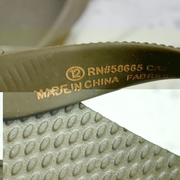 Abound Green Flip Flops Slippers Sandals V628 - Picture 10 of 11